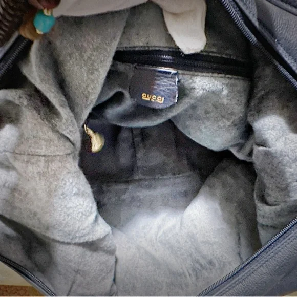 Authentic Vintage Gucci Black soft Leather hobo shoulder bag ❌90% OFF SALE❌ - Picture 17 of 17